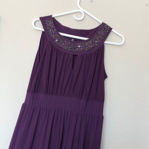 Purple maxi dress